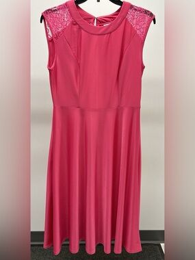 New York & Co pink party dress
